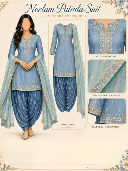 Neelam Patiala Suit — Made For You