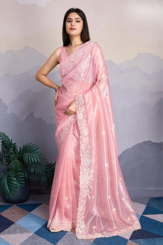 Neysa Designer Saree - Pink