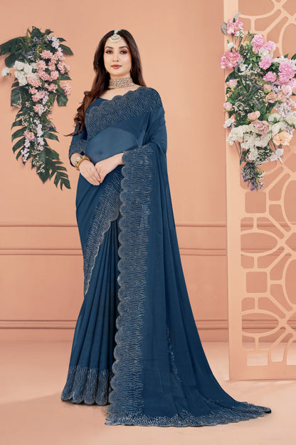 Nirisha Saree - Blue