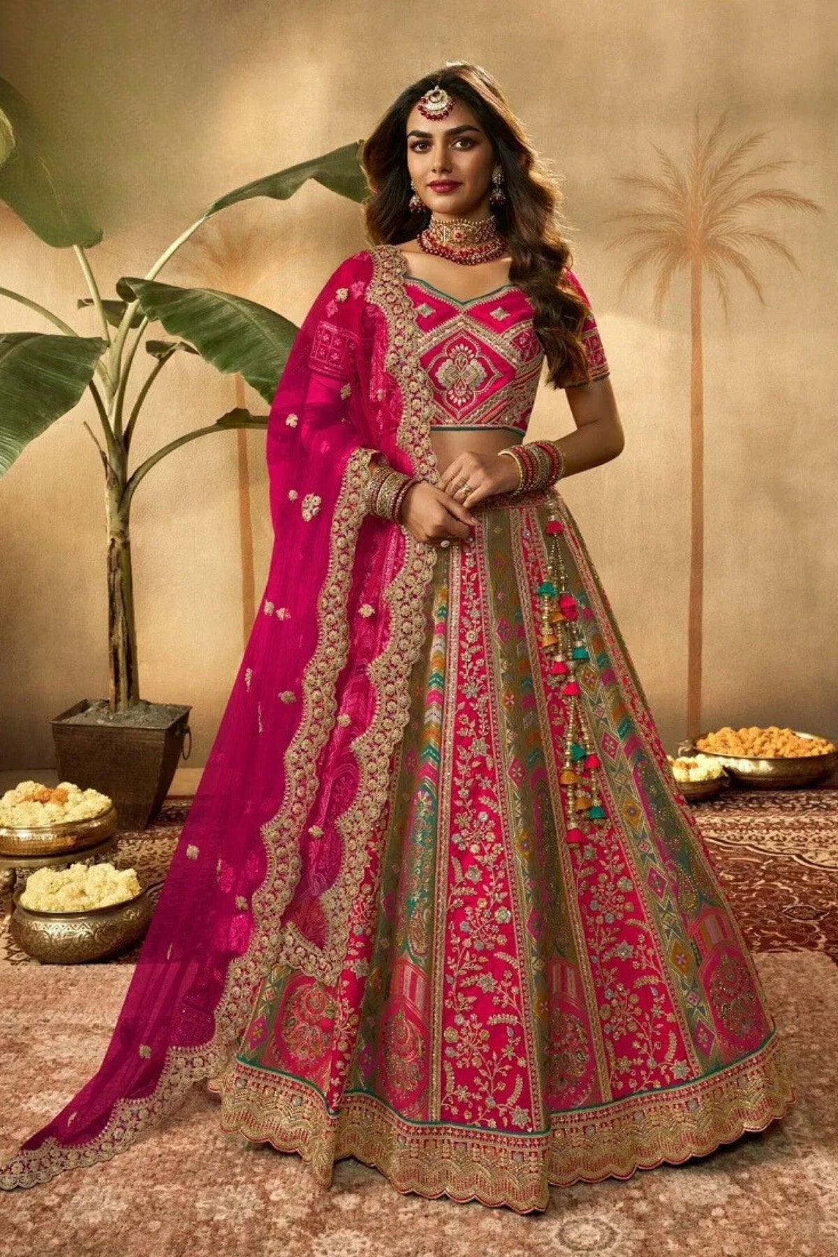 Nita Silk Bridal Lehenga