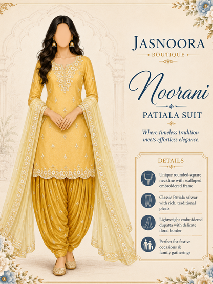 Noorani Patiala Suit — Made For You