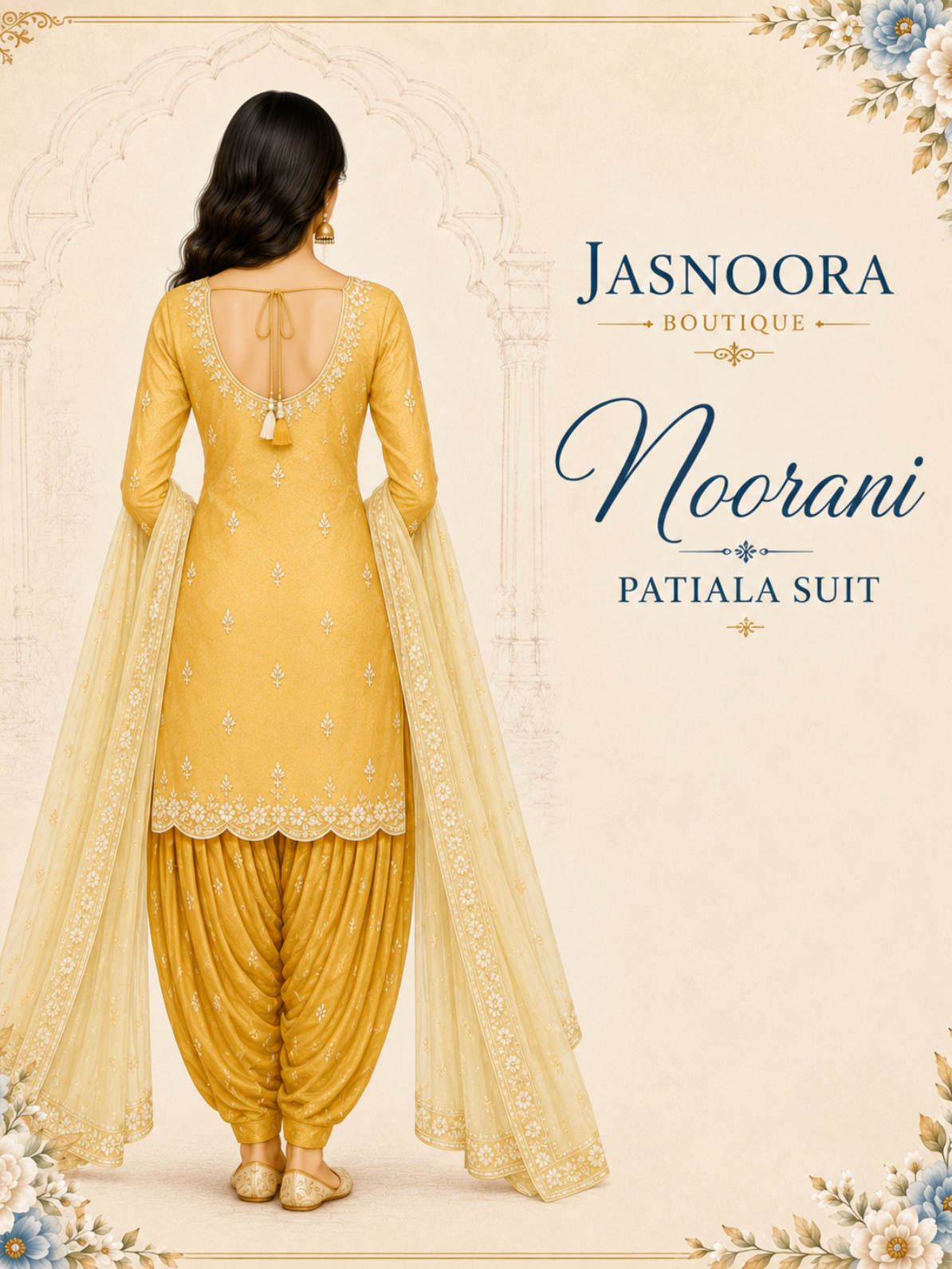 Noorani Patiala Suit — Made For You