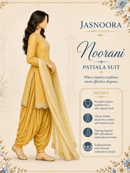 Noorani Patiala Suit — Made For You