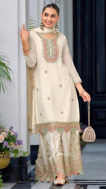 Nayantara Embroidered Sharara Set