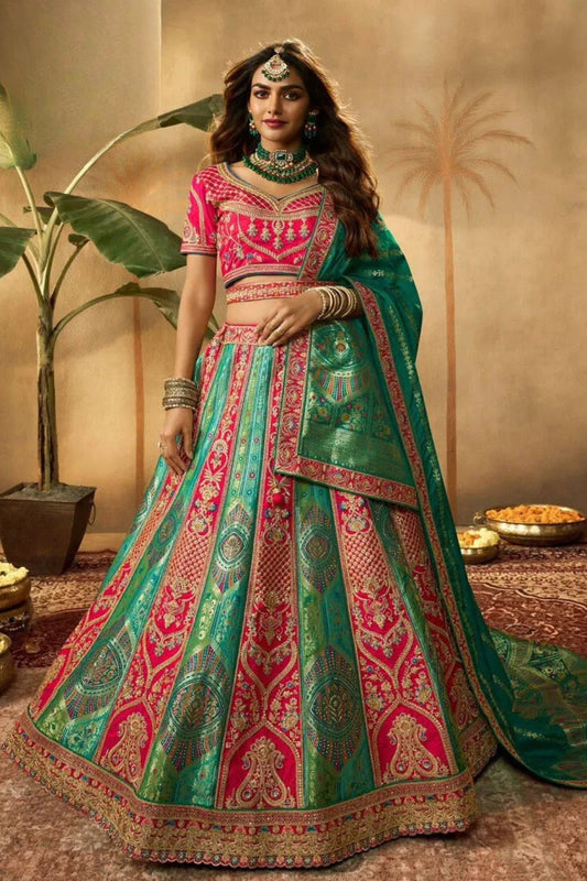 Prisha Silk Bridal Lehenga