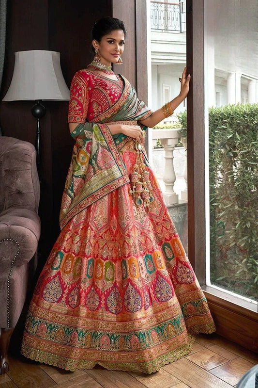 Rajeshwari Silk Bridal Lehenga