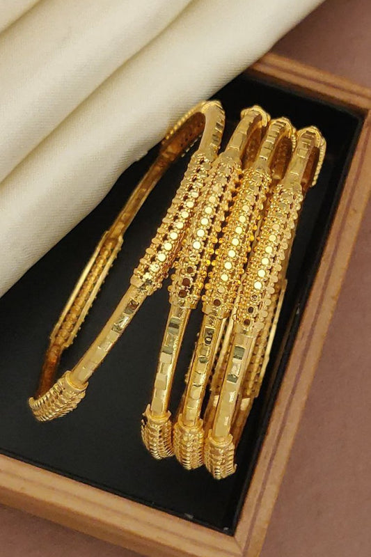 Raveena Micro Gold Plated Bangle