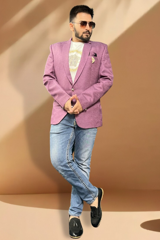 Rayansh Dark Pink Blazer