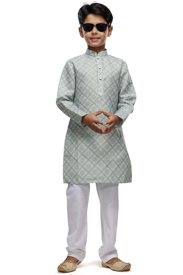 Reyan Boys Kurta With Pant Set