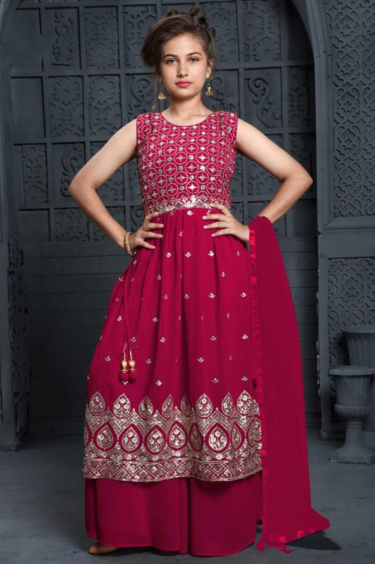 Ridhima Embroidered Girls Gown