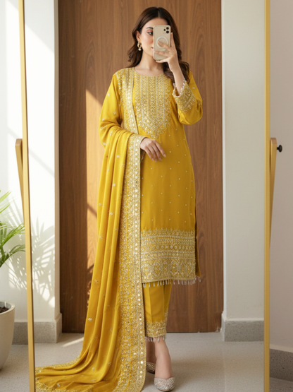Riya Straight Cut Suit
