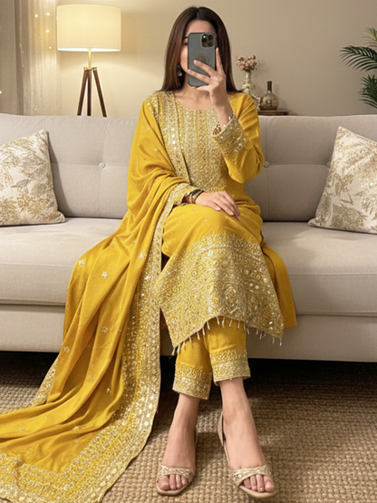 Riya Straight Cut Suit