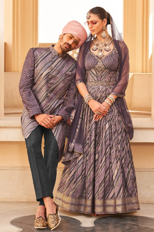 Rudhan & Meera Jamun Bride & Groom Ensemble