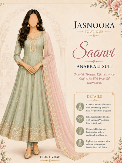Saanvi Anarkali Suit — Made For You