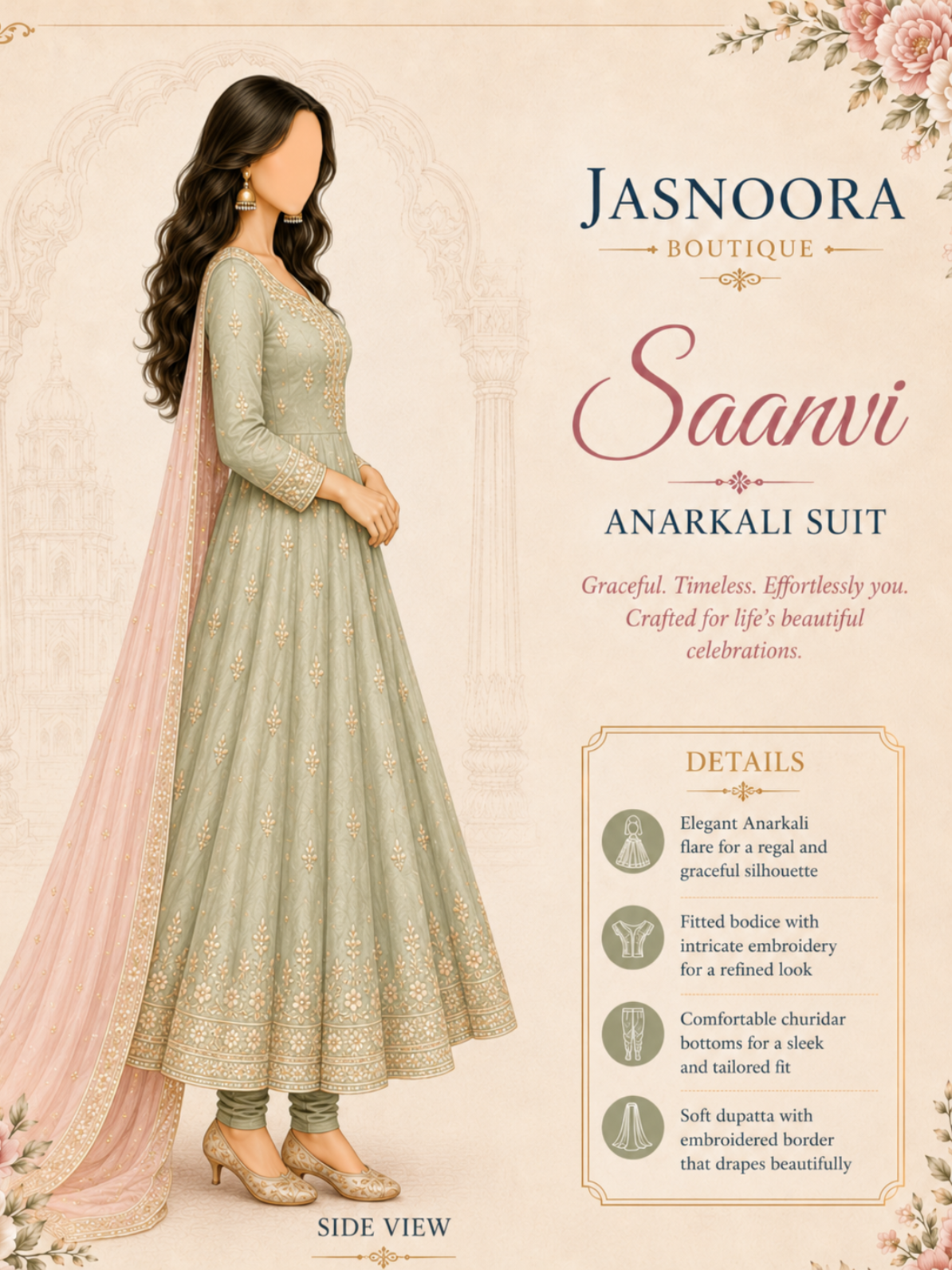 Saanvi Anarkali Suit — Made For You