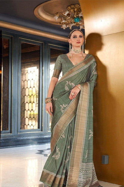 Saanvika Saree - Green