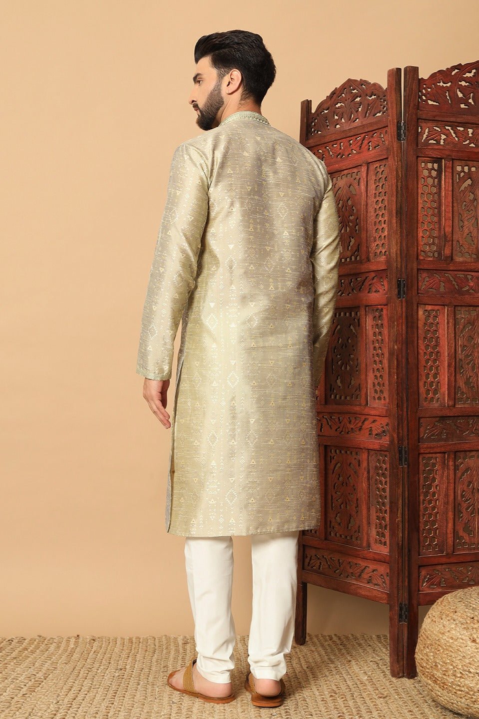 Samar Kurta Set - Gold