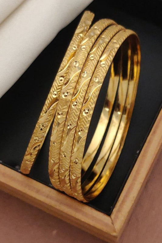 Sanaya Micro Gold Patla Bangle