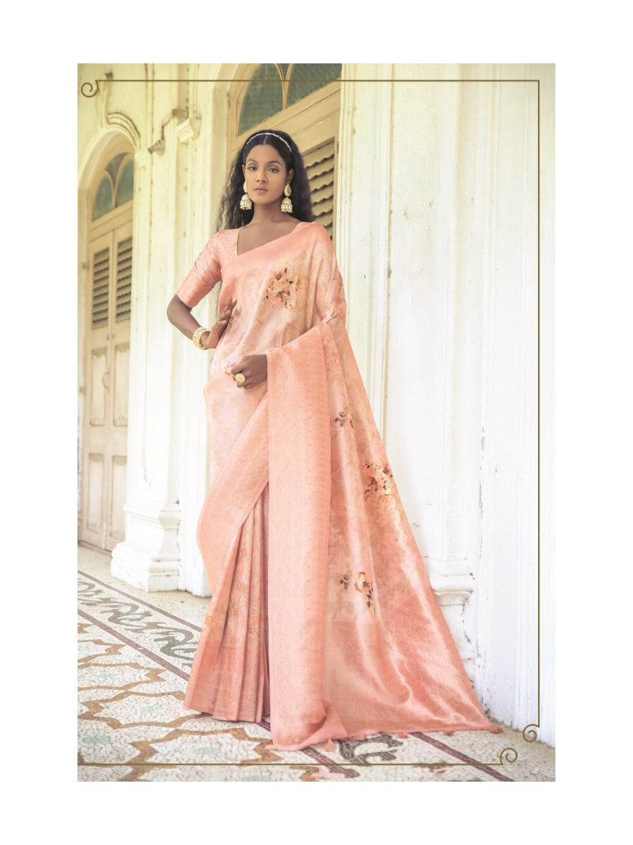 Shanaya Saree - Peach