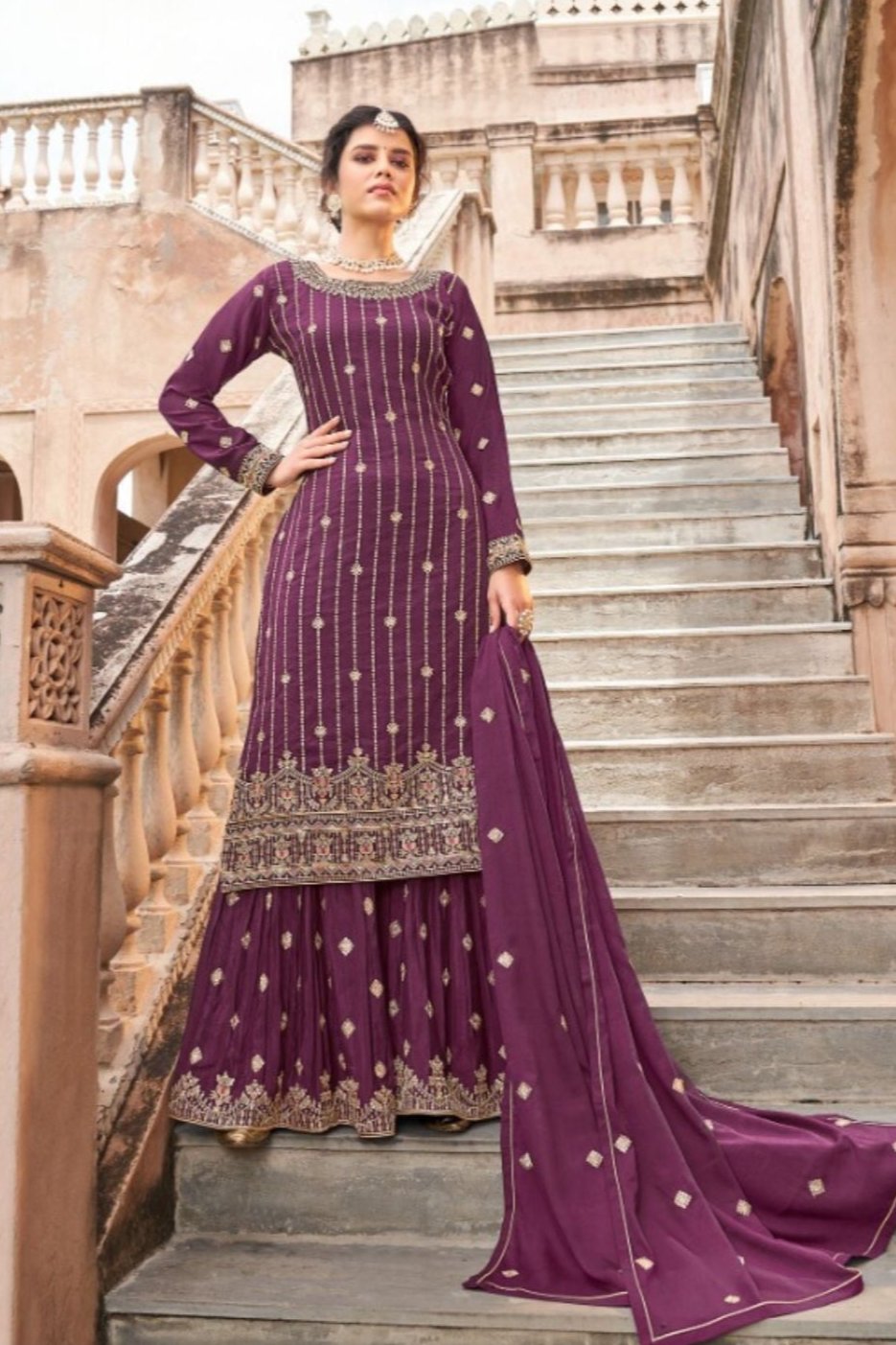 Sitara Salwar Suit - Purple