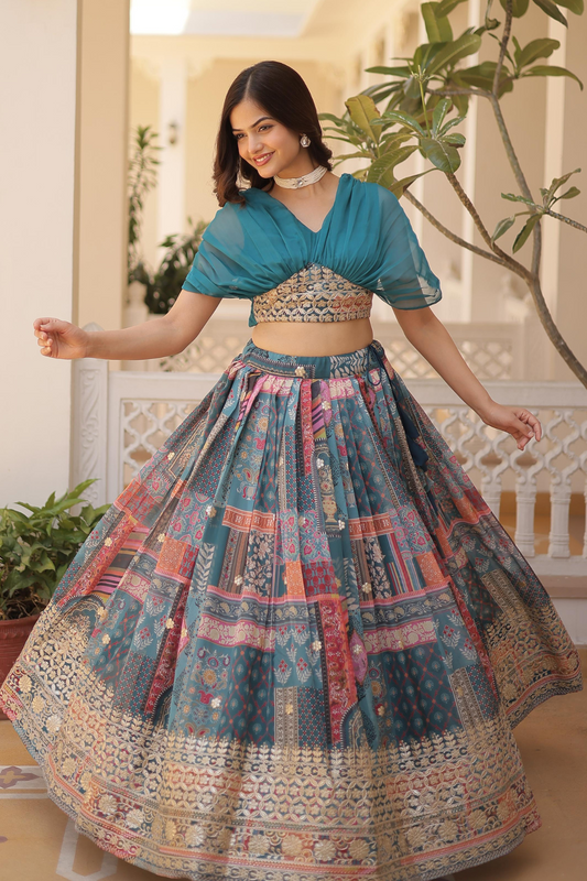 Tanvika Indo Western Lehenga