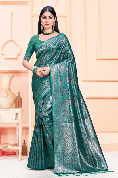 Tarunika Saree - Emerald