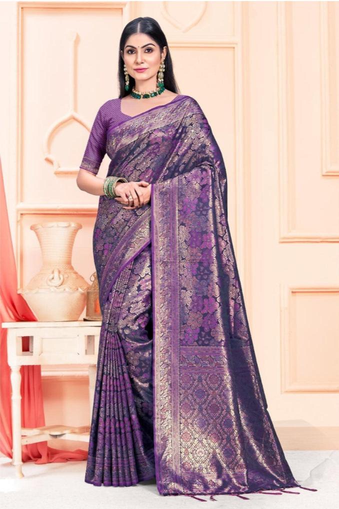 Tarunika Saree - Purple