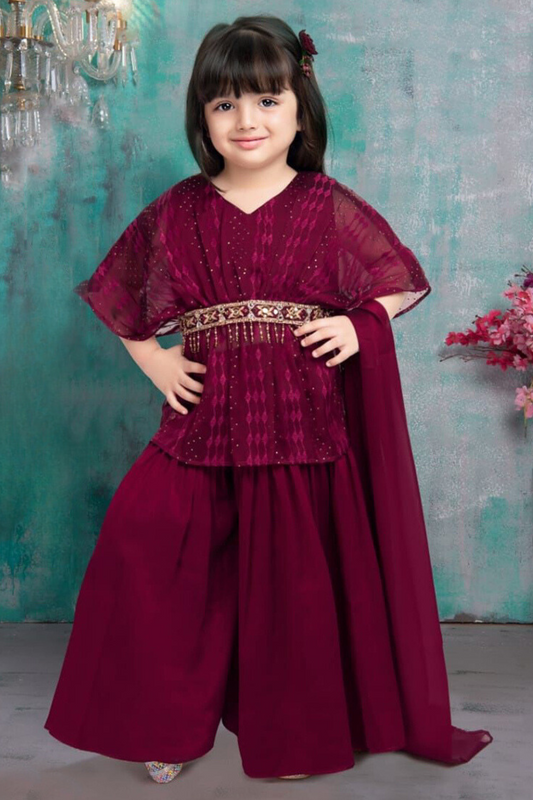 Tharuni Girls Kaftan Suit