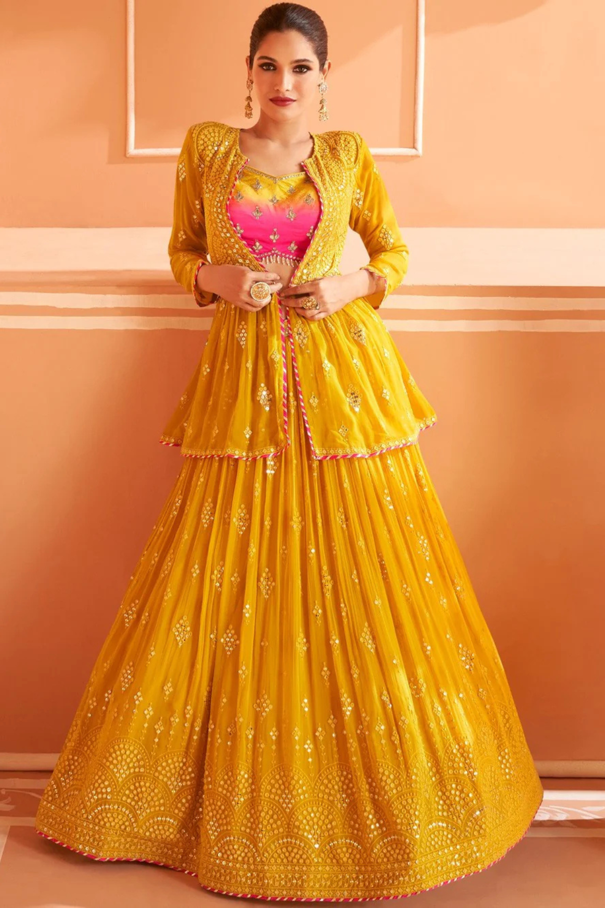 Tisya Indo Western Lehenga