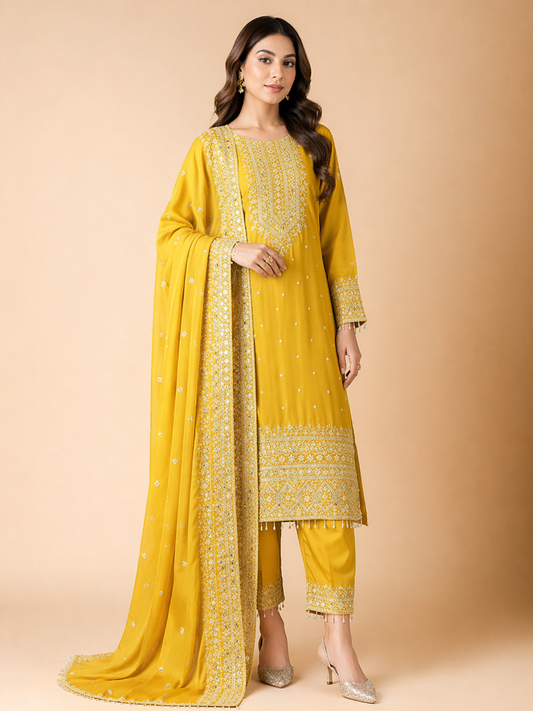 Riya Straight Cut Suit