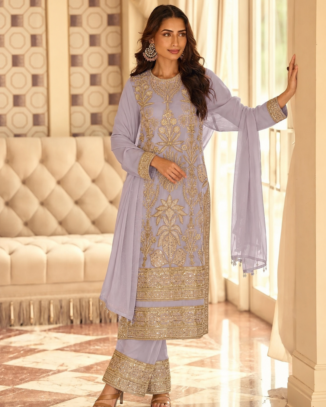 Zareen Straight Cut Suit