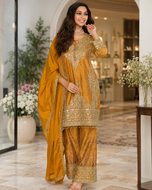 Abeer Straight Cut Suit
