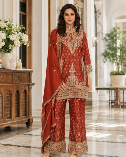 Abeer Straight Cut Suit
