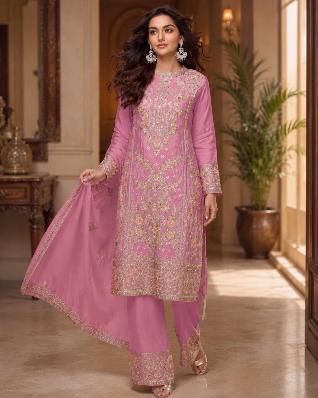 Nafisa Straight Cut Suit