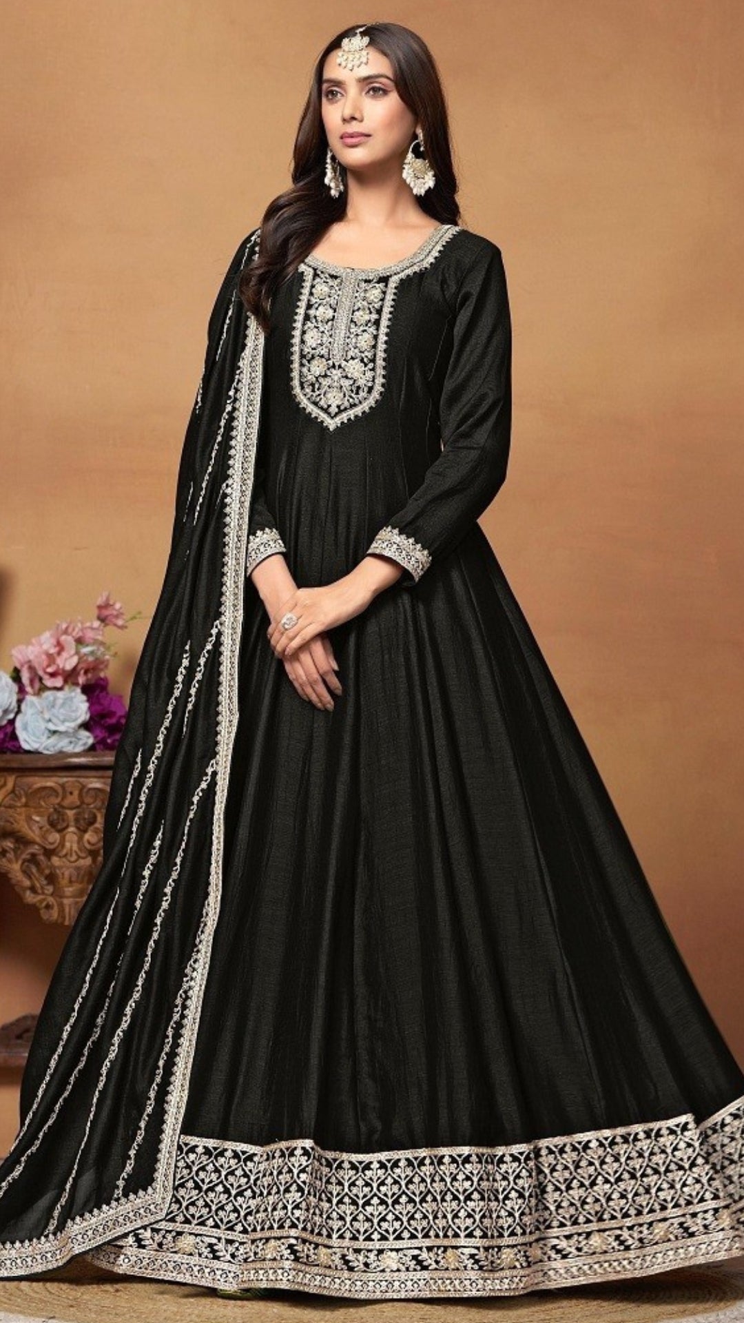 Zunisha Art-Silk Gown