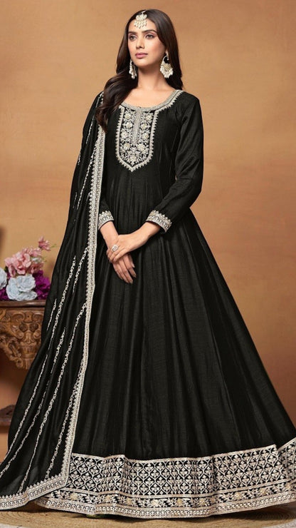 Zunisha Art-Silk Gown