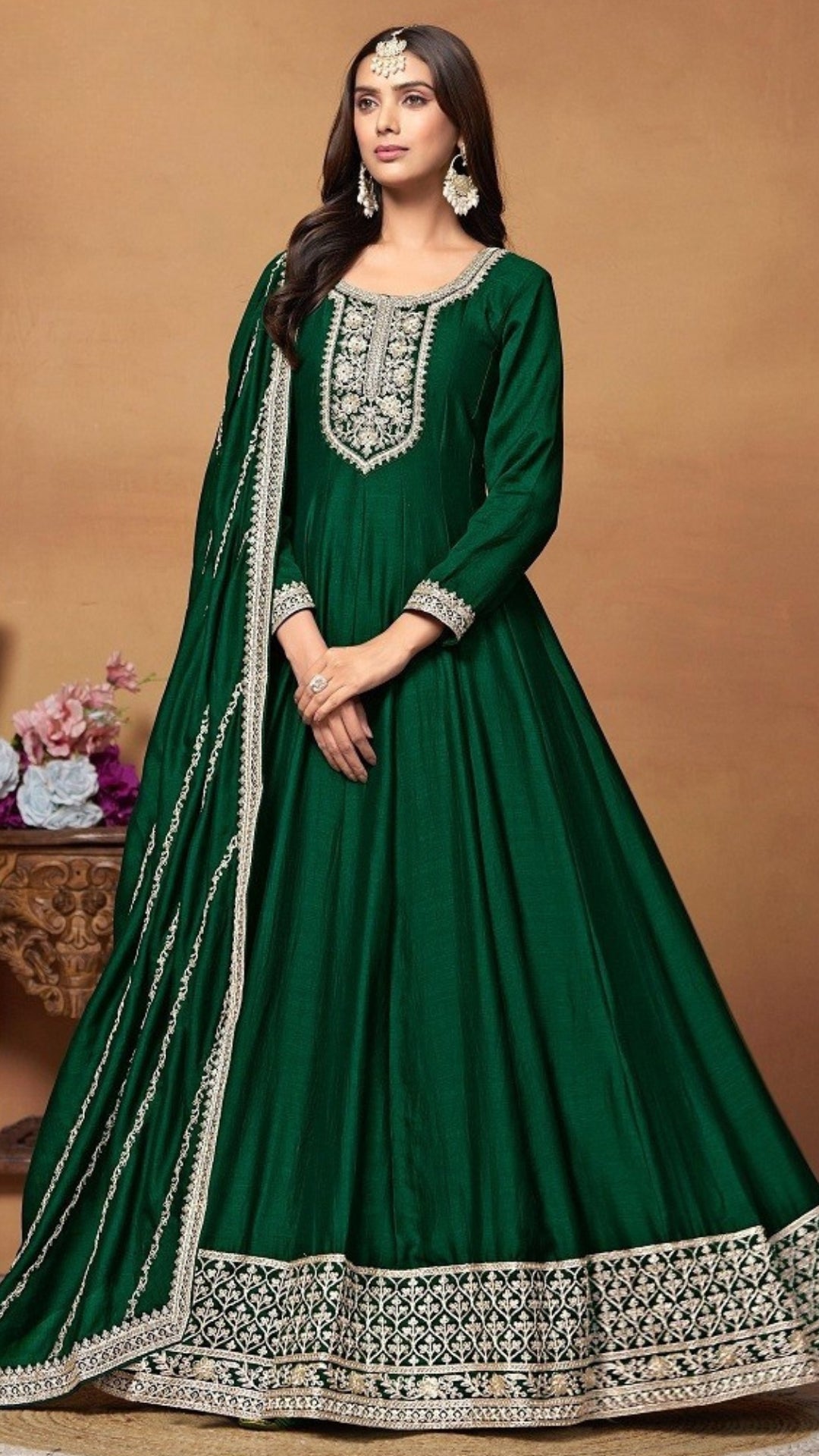 Zunisha Art-Silk Gown