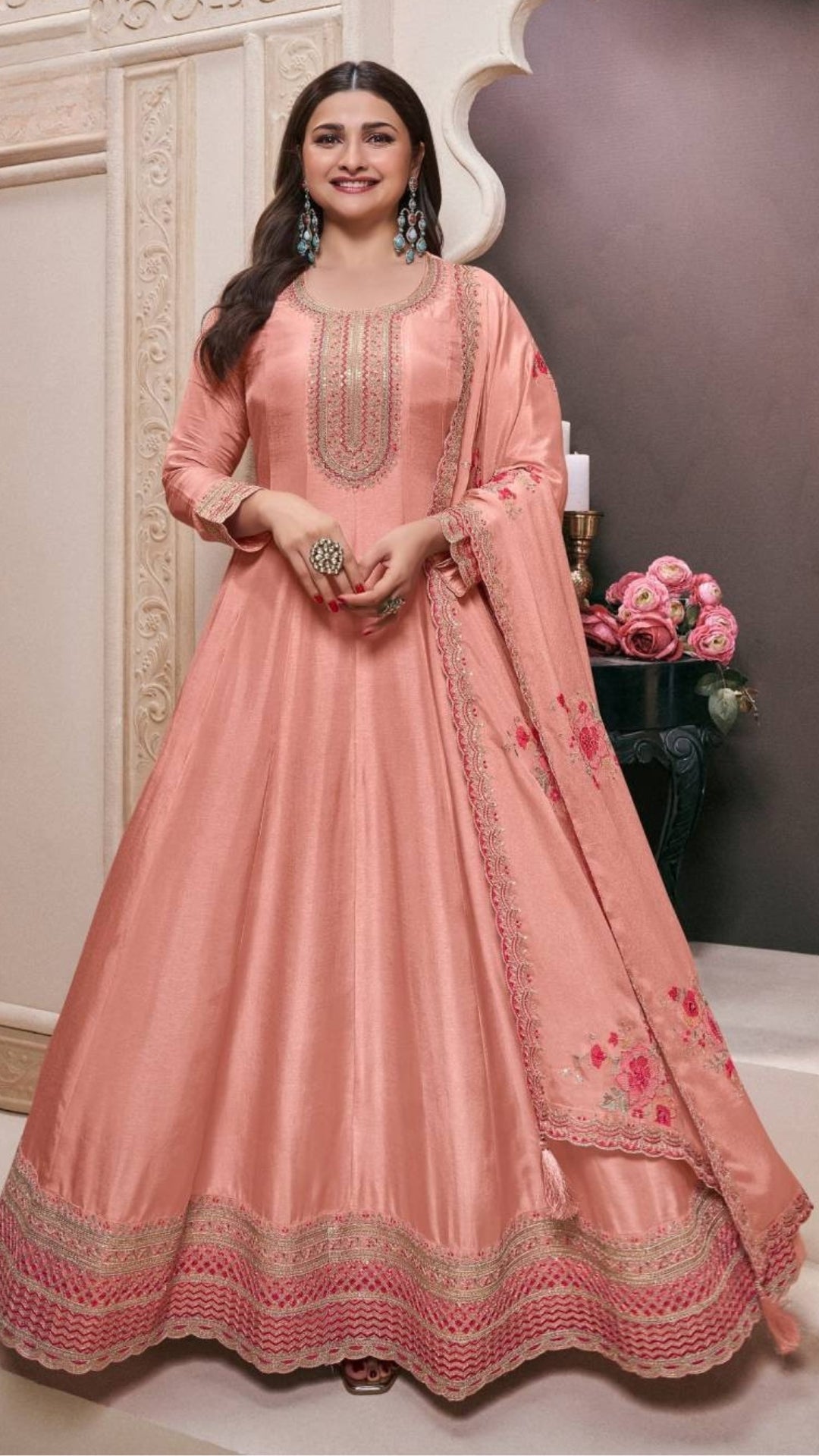 Ayra Silk Anarkali Set