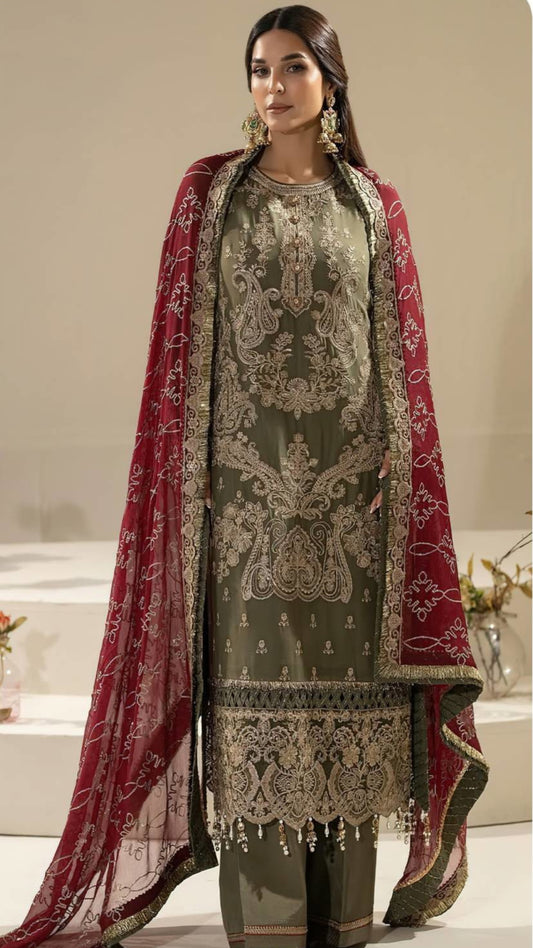 Sahar Embroidered Georgette Suit Set