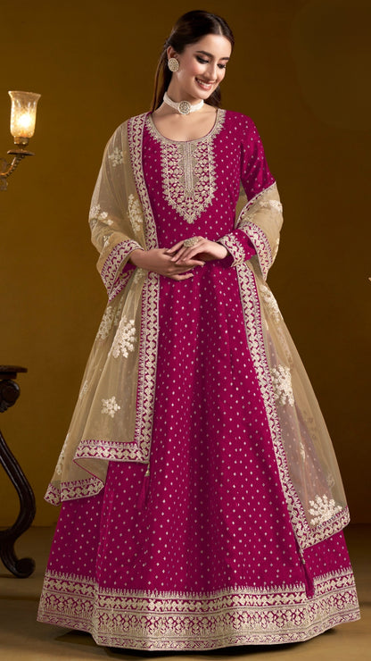 Aleena Embroidered Anarkali Set