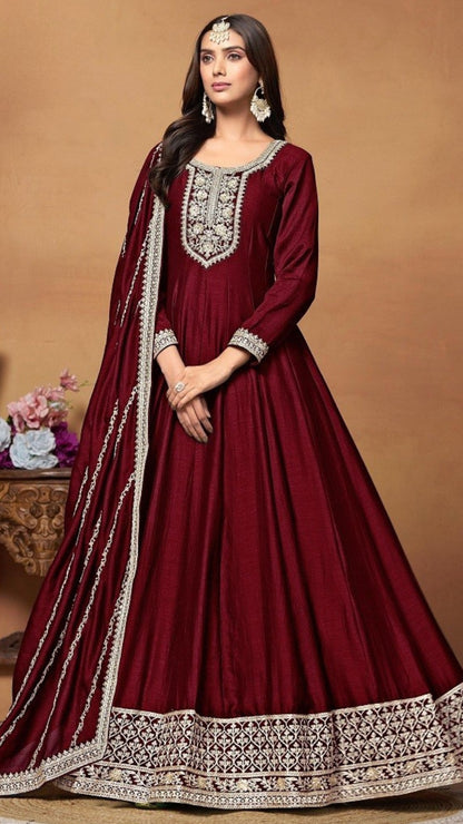 Zunisha Art-Silk Gown