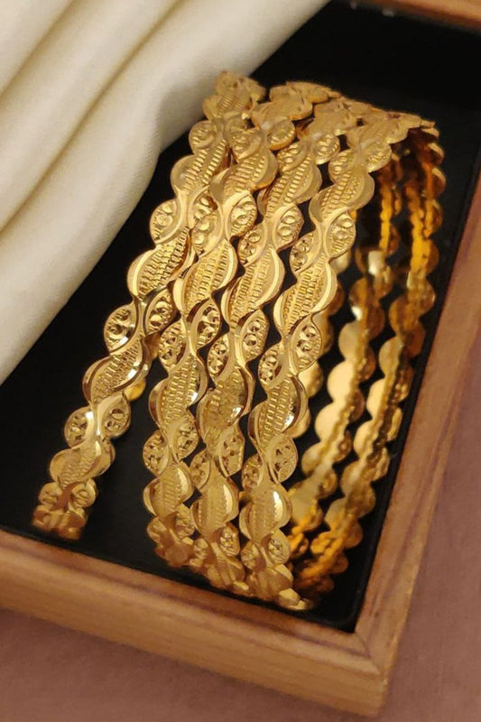 Vinaya Micro Gold Bangle