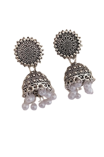 Aarohi Silver Earrings