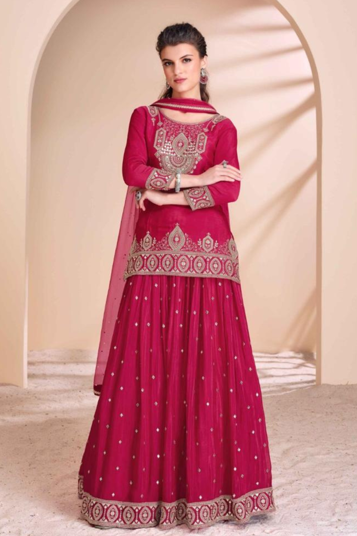 Yashvi Embroidered Lehenga Choli