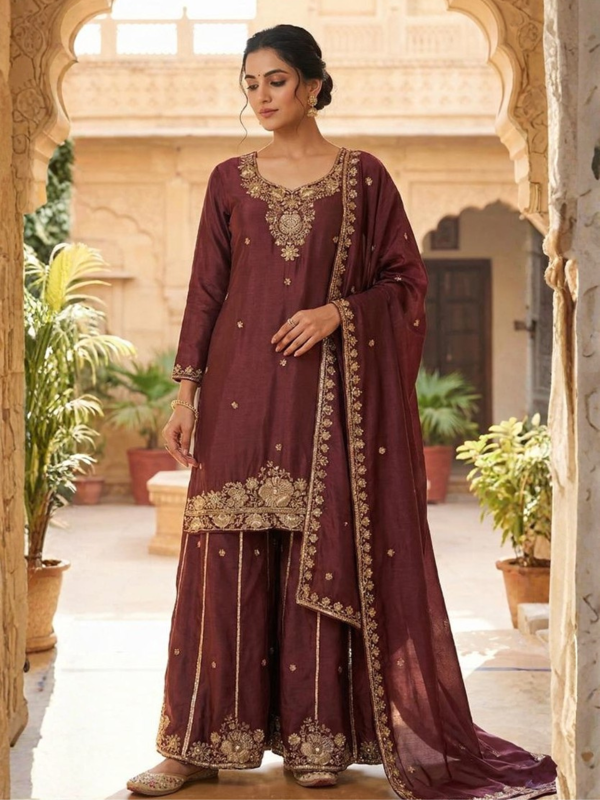 Zaina Palazzo Suit