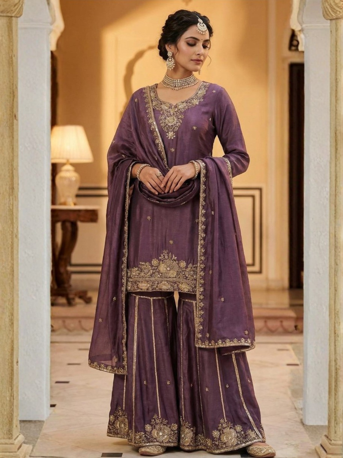 Zaina Palazzo Suit