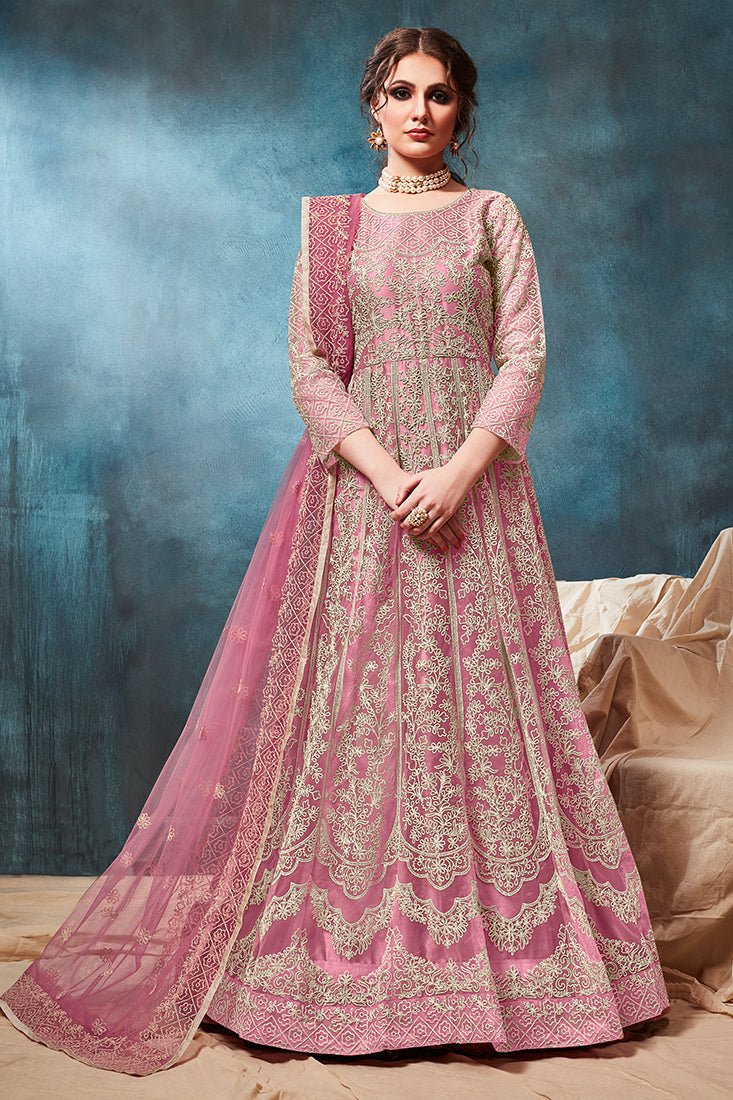 Zaina Anarkali Suit - Pink