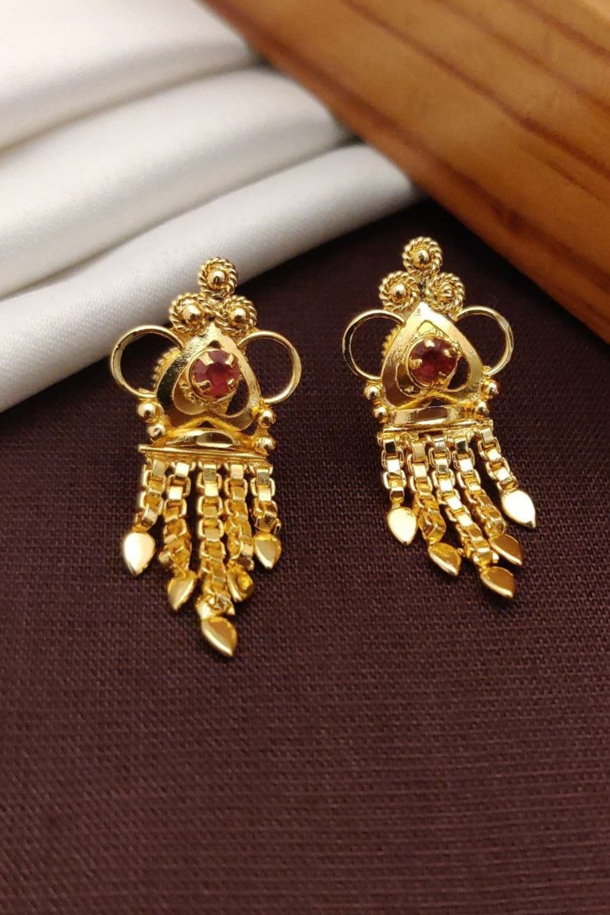 Ziyana Micro Gold Earrings